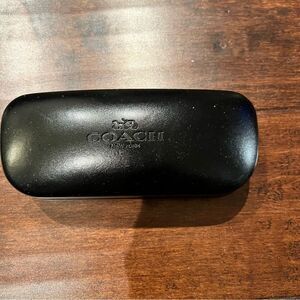 Coach Sleek Black Eyeglass Case